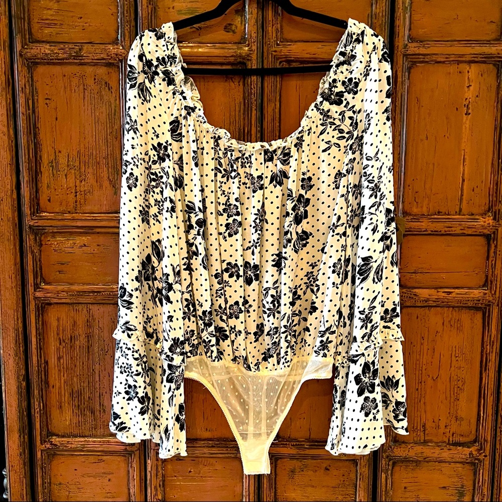 Free People One on One Date Bodysuit